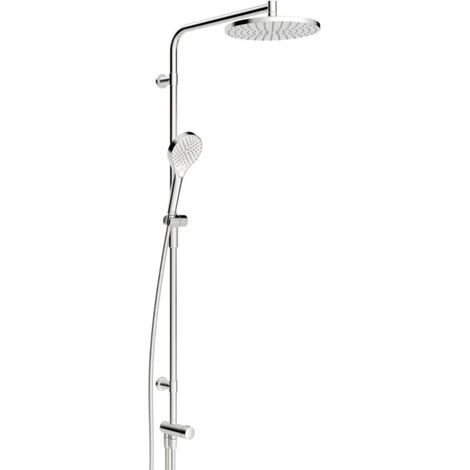 Hansa Viva - Set doccia senza miscelatore, diametro 25 cm, 3 getti, cromo 44180300
