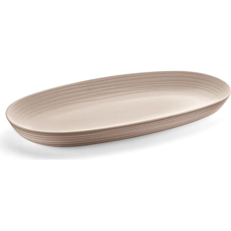 Vassoio da portata grigio tortora 41 cm