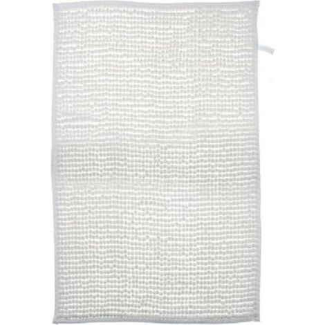 Cleafe - Tappeto Tappetino Antiscivolo Per Arredo Bagno 45 X 70 Cm Colore Bianco 79915 - (1/3)