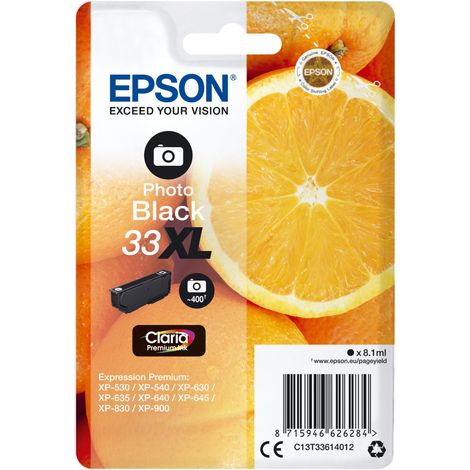 Epson Oranges C13T33614022 Druckerpatrone 1 Stück(e) Original Hohe (XL-) Ausbeute Foto schwarz