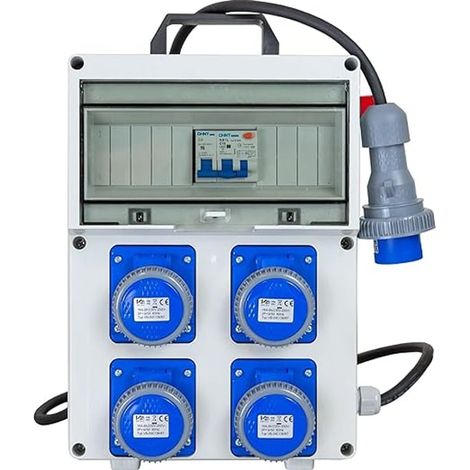 QUADRO DI DISTRIBUZIONE 220V CON PULSANTE DI EMERGENZA IDEAL STAR cm 330X220X150 - IDEAL STAR