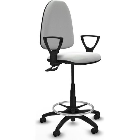 Piqueras y Crespo BFN01RP Chaise de Bureau Blanc Haute