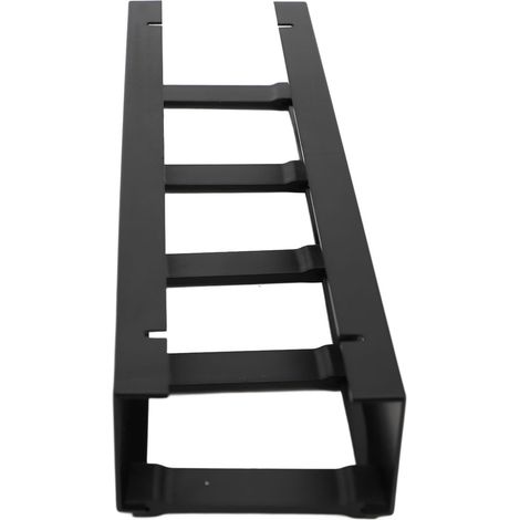 Organisateur de câbles sous bureau - Gestion efficace des fils, installation polyvalente et design esthétique pour espace de travail (1/4)