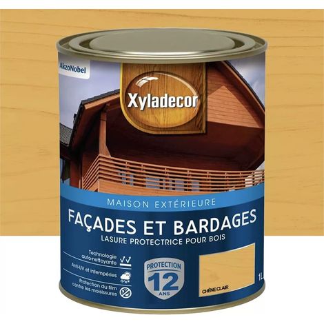 Lasure Xyladécor Façade et bardages Chêne clair 1 L (1/3)