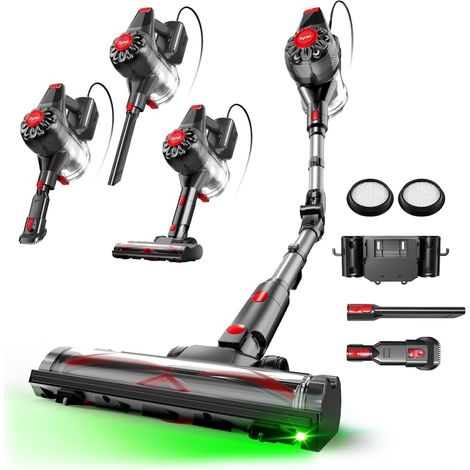 Aspirateur Balai avec Fil 70KPa 600W, Aspirateur Filaire Puissant (1/5)
