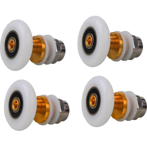 Set mit 4 Ersatz-Duschtürrollen – Durchmesser: 27 mm (1/5)