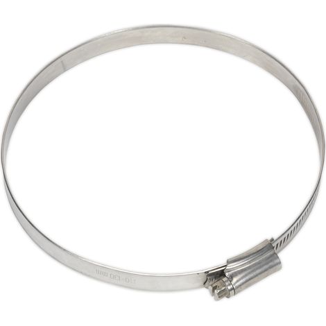 Sealey SHCSS5 Stainless Steel Hose Clip 110-130mm - Pack of 5 (1/2)