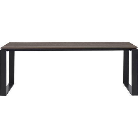 Martinus Gartentisch 100x210cm schwarz,braun.