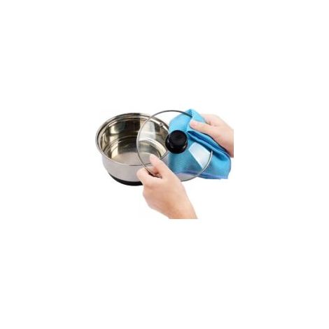 Chiffons en écailles de poisson, 5 pièces, Super absorbants, chiffons de nettoyage de polissage en microfibre, chiffons d'essuyage en verre réutilisables - Crezuo