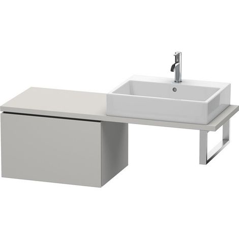 Consolle bassa L-CUBE 400x620x477mm cemento