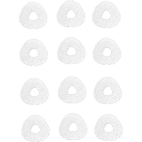 Lot de 12 chiffons de nettoyage pour aspirateur robot Narwal Freo Z Ultra - Pièces de rechange (1/4)