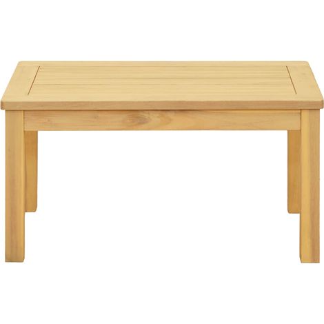 vidaXL  Coffee Table  Light Acacia 70 x 40 x 36 cm Solid Acacia Wood