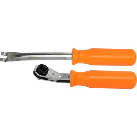2PCS TOULS ADMANDAST AUTOMATIC SLAGE FORK END DOUBLE ROPE DOUBLE Square Ratcheting for Trucks Hiking (1/5)