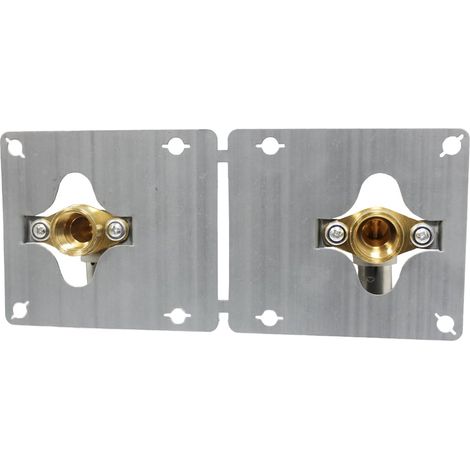 Blansol – Sortie de cloison Douche/Bain 150mm – Multicouche Ø20x2,0 – Femelle 1/2" – Finition laiton pour chantiers humides