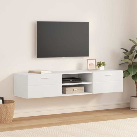 TV Cabinet with Drawer White 150 x 39 x 30 cm Engineered wood vidaXL