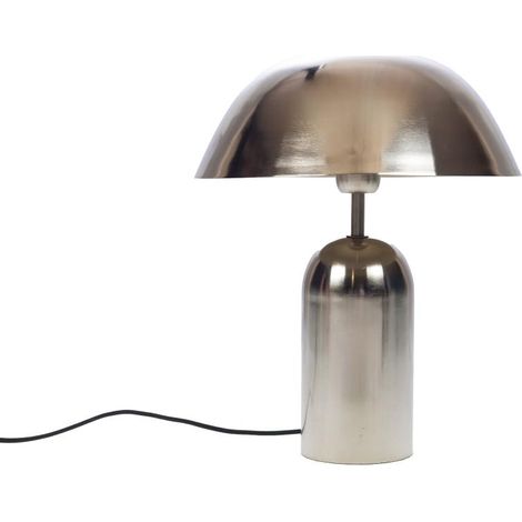 Amadeus - Lampe rétro argenté en métal (1/2)