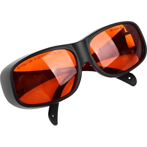 Professionelle violette Schutzbrille 532 nm OD5+ für Kosmetik (violettes, blaues und grünes Licht) (1/5)