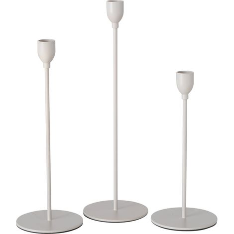 Bougeoirs en métal pour bougies de table, MALTE (1/5)