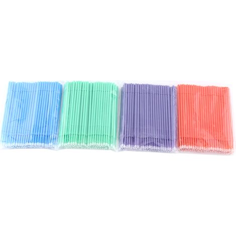 400pcs Colorful Dental Swabs Disposable Micro Brush Dental Materials Applicators (1/5)