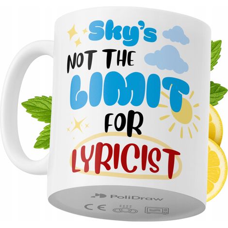 Lustige Tasse für Liedtexter – Kaffee- oder Teetasse mit witzigem Textdesign – ideal für Geburtstage, Namenstage, Feiertage und besondere Anlässe. Hochwertige Tasse für Zuhause, Büro und Arbeit. Farbe