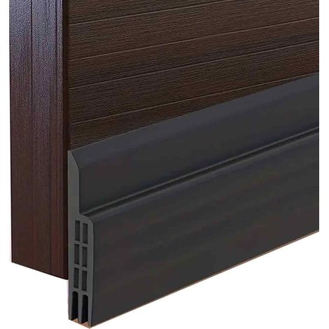 Junta de puerta, cortada a medida de 99 cm, aislamiento acústico y lumínico, para un espacio de 2,5 cm. (1/5)