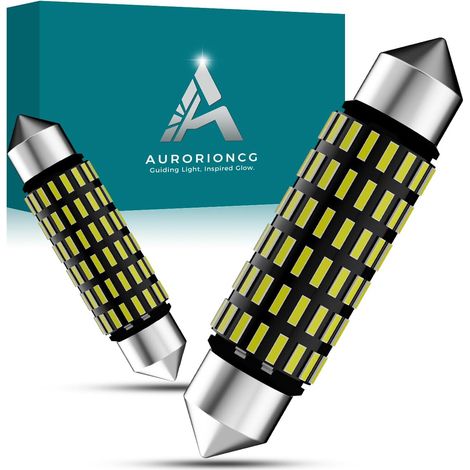 C5W 41mm 12V 24V 6500K LED Shuttle Light Bulbs White (1/5)