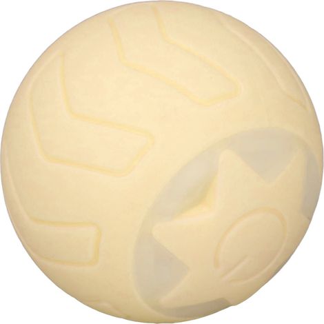 Peppy Katzenball mit LED-Blinklichtern, automatischer Rollfunktion, USB-aufladbar, gelb, englische Verpackung (1/5)