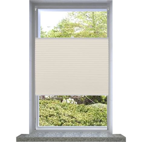 Plisé Para Ventana Persiana 50X100cm Crema vidaXL (1/5)