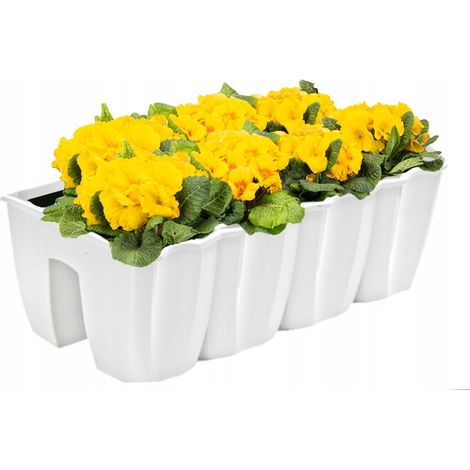 Prosperplast Blumenkasten CROWN Anthrazit 58 cm