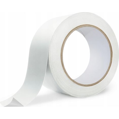 RUBAN DE MARQUAGE BLANC 48/33 AVERTISSEMENT Santé et sécurité au travail Ligne de sol en PVC 48/33