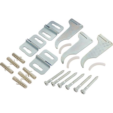 SOMATHERM FOR YOU Jeu de 3 fixations pour radiateur aluminium