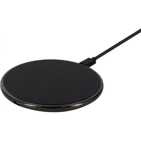 muvit cargador sobremesa inalámbrico Qi 5W/7,5W/10W/15W negro espejo y plata (1/4)