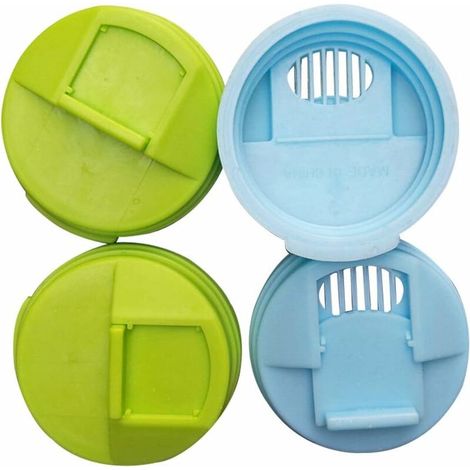 Green Mobility-Lot de 8 couvercles pour boîtes de conservation (couleur aléatoire) (1/5)