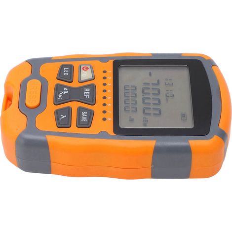 Tragbares Glasfasertestgerät, optisches Leistungsmultimeter mit LED-Leuchte, beleuchtetes Netzwerkkabelmessgerät (1/5)