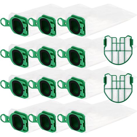 Jiajia AI, 12 Sacs d'Aspirateur pour Vorwerk Kobold VB100 VB pour jardin, terrasse et extérieur (1/5)