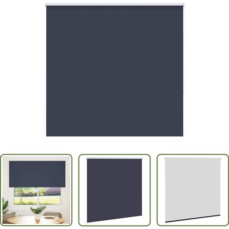 Sichtschutz -  Verdunkelungsrollo Marineblau 160x130 cm Stoffbreite 156,6 cm (1/5)