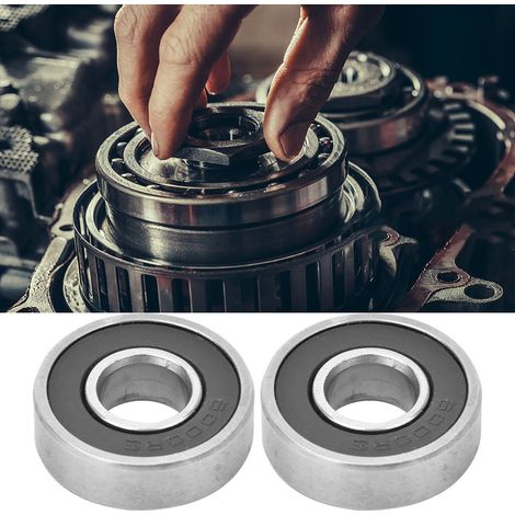 Lot de 10 mini roulements 6000RS haute précision pour poinçonnage de pièces industrielles en acier au carbone, 10 x 26 x 8 mm (1/5)