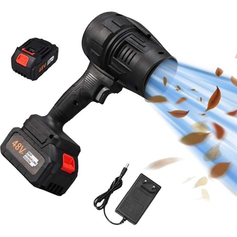 Soffiatore Turbo Jet, spolveratore ad aria compressa Turbo Super Power senza fili, soffiatore d'aria per auto portatile da 380.000 giri/min, pulitore per polvere portatile con regolazione continua del (1/5)