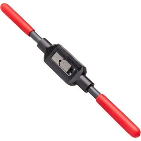 Clé à Tarauder Réglable en Acier, Modèle Droit, Rouge Usage Professionnel et Travail du Bois, Design Ajustable, Finition Résistante à L’usure (1/5)