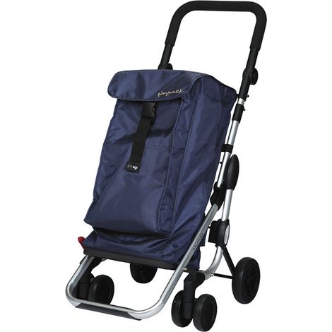 Playmarket Go Up Basic Navy carrito de la compra plegable