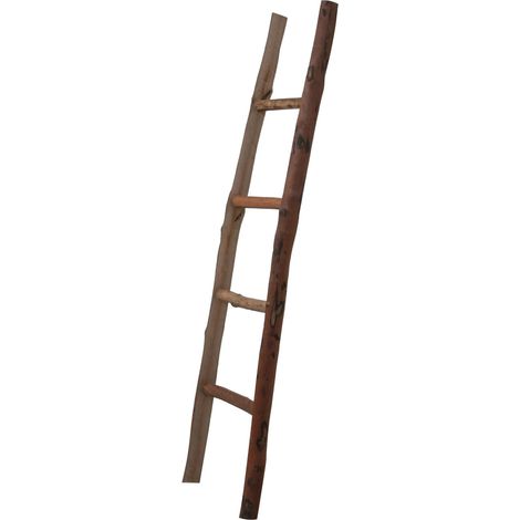 Towel rack ladder wood modern bathroom floor wall to wall decorative Ladder towel rack Object holder bookcase Staircase (1/5)
