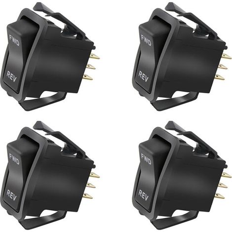 Interruptores basculantes delanteros/traseros de 4 piezas para carrito eléctrico EZGO TXT PDS 2003 - 74312-G01 74323-G01