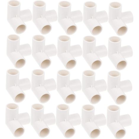 ces Raccords Pvc Lot De Connecteurs Joints De Coude Eau Pour (1/5)