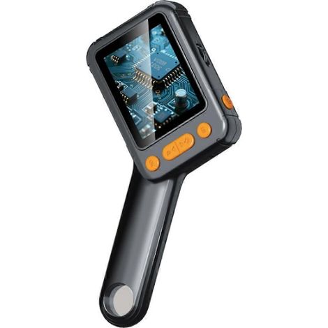 Microscope numérique 2,8 pouces, grossissement 1000x, portable, pour le soudage, la réparation électronique, l'observation de pièces de monnaie et la visualisation sur PC, 8 LED (1/5)