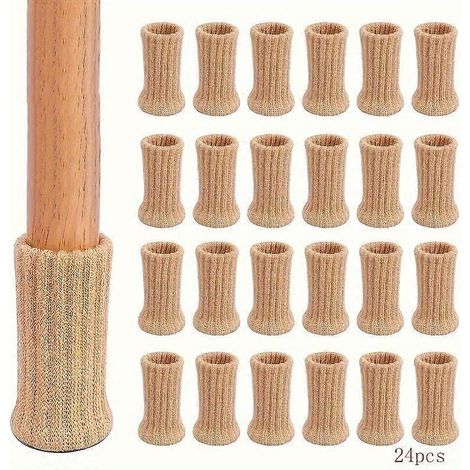 Set mit 24 Stuhlbeinschonern aus Netzgewebe, Möbelsocken (1/5)