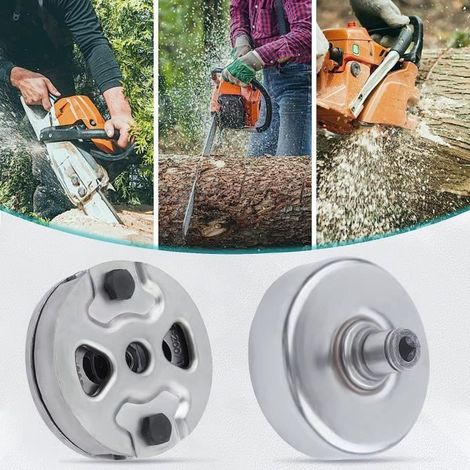 Filiyano-Tambour d'embrayage pour débroussailleuse STIHL FS300 FS350 FS380 FS400 FS450 (identique à celui de la tronçonneuse). Remplace la référence (1/4)