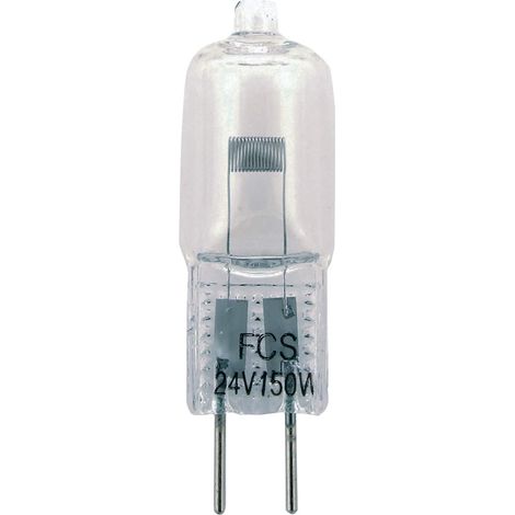 Ampoule halogène capsule 24V 150W culot G6.35 pour projecteur Prestinox 680 Auto Slide lumière chaude 3300K boîte unitaire