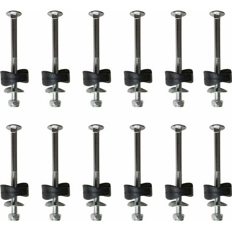 Lot de 12 entretoises de trampoline avec vis pour fixer le trampoline - Accessoires de rechange pour trampoline (1/5)