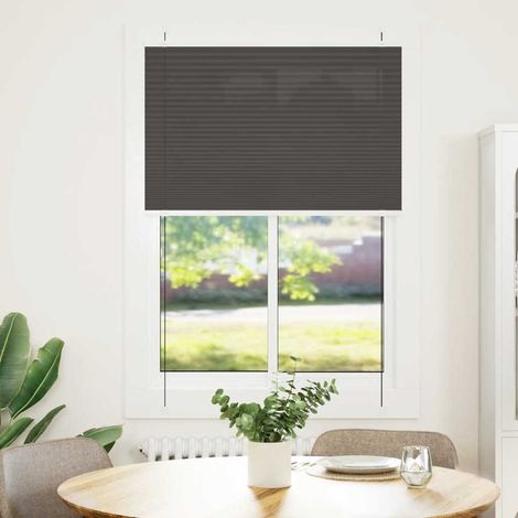 Maison Exclusive - Tenda Plissettata Nera 95x150 cm Larghezza Tessuto 94,4 cm