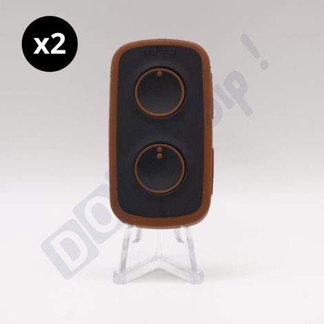 WHY EVO NOA MINI - Lot de 2 Télécommandes universelle 4 boutons Tabac Sauvage multi-fréquences 280-868 MHz - Code fixe & rolling code - Ref : 4791044 (1/5)
